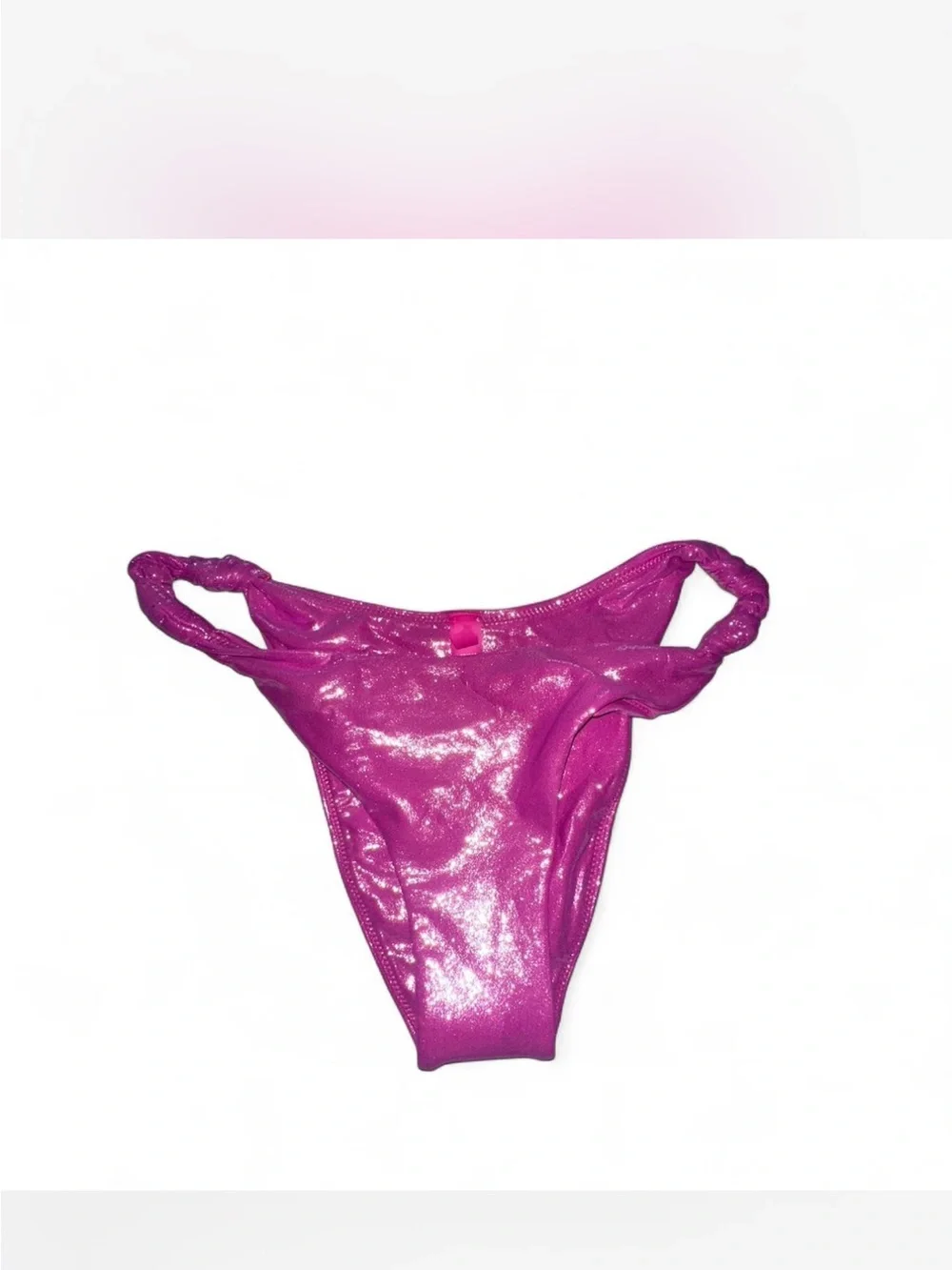 SKIMS Shiny Fuchsia Bikini Bottom